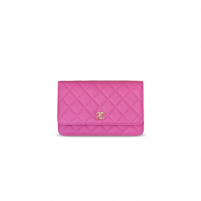 CHANEL CLASSIC WALLET ON CHAIN GRAINED CALFSKIN AS4241 (19*13*3.5cm)